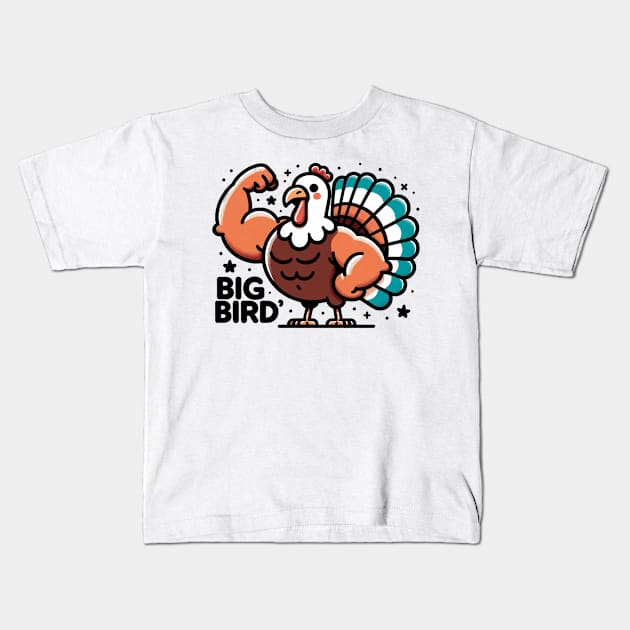 Big bird Kids T-Shirt by MZeeDesigns